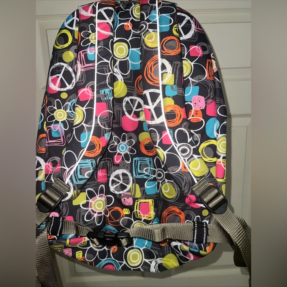 L.L. Bean Multicolor Patterned Backpack - image 3